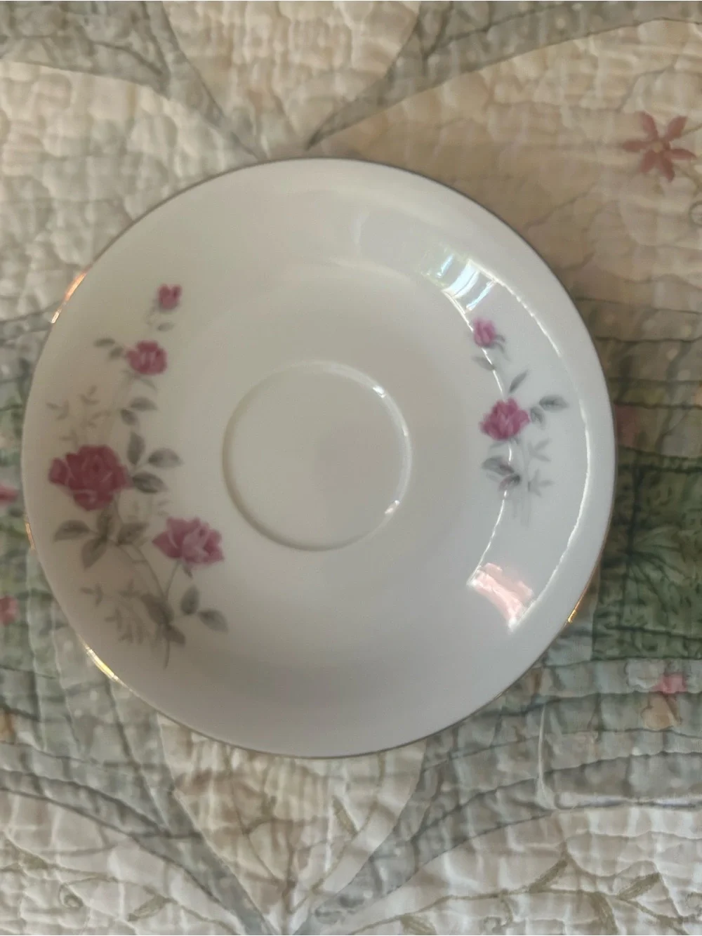 Two Ornate Tea Plates